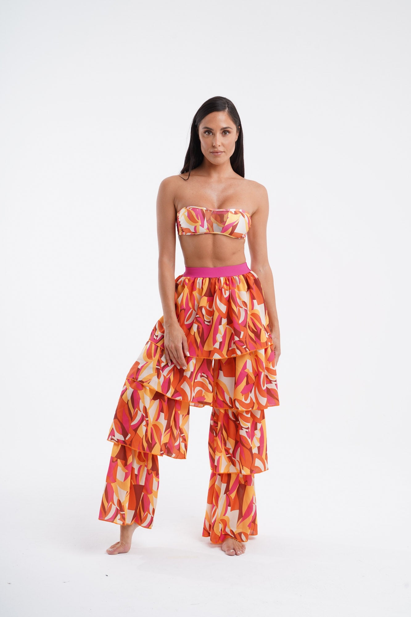 Dorita patterned cover-up