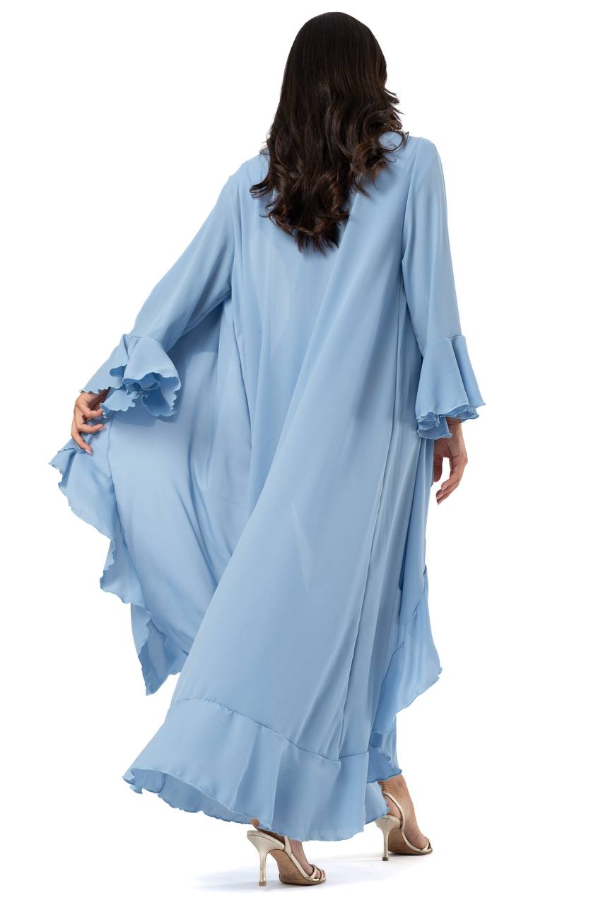 Jamine chiffon beach cover-up