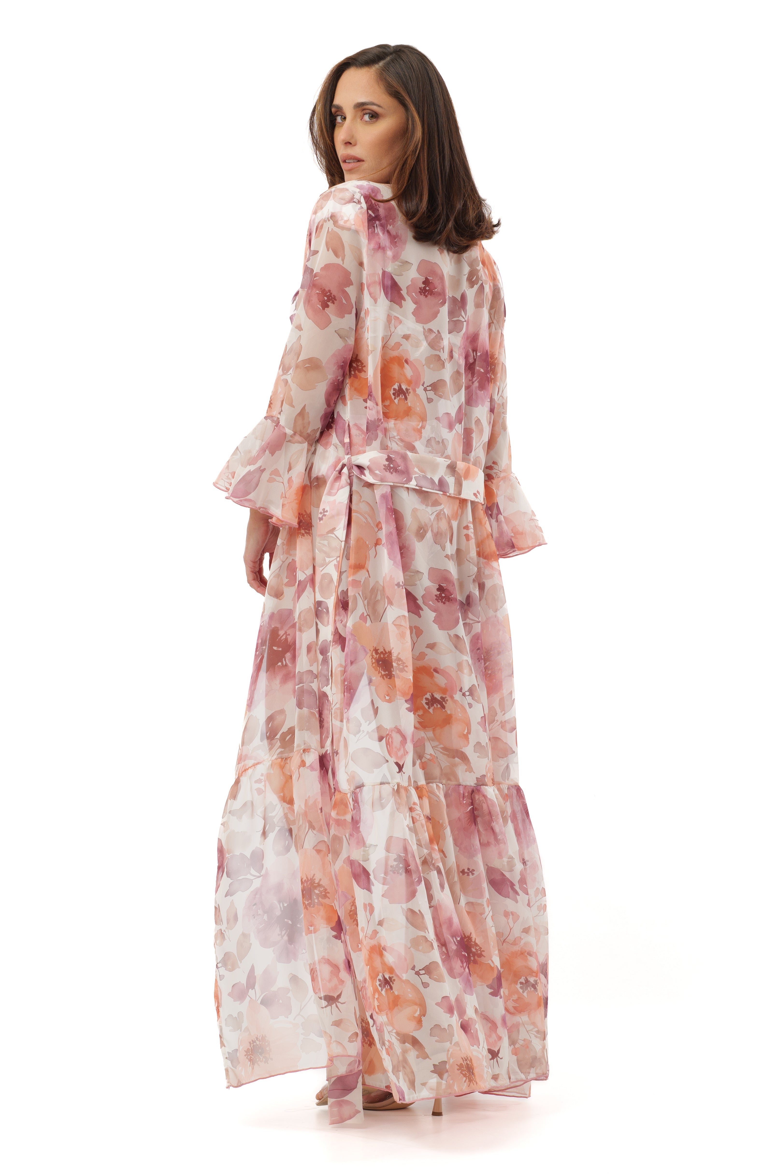 Copricostume Jolie Pink flowers