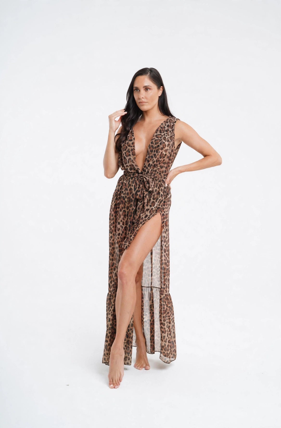Mayte chiffon cover-up