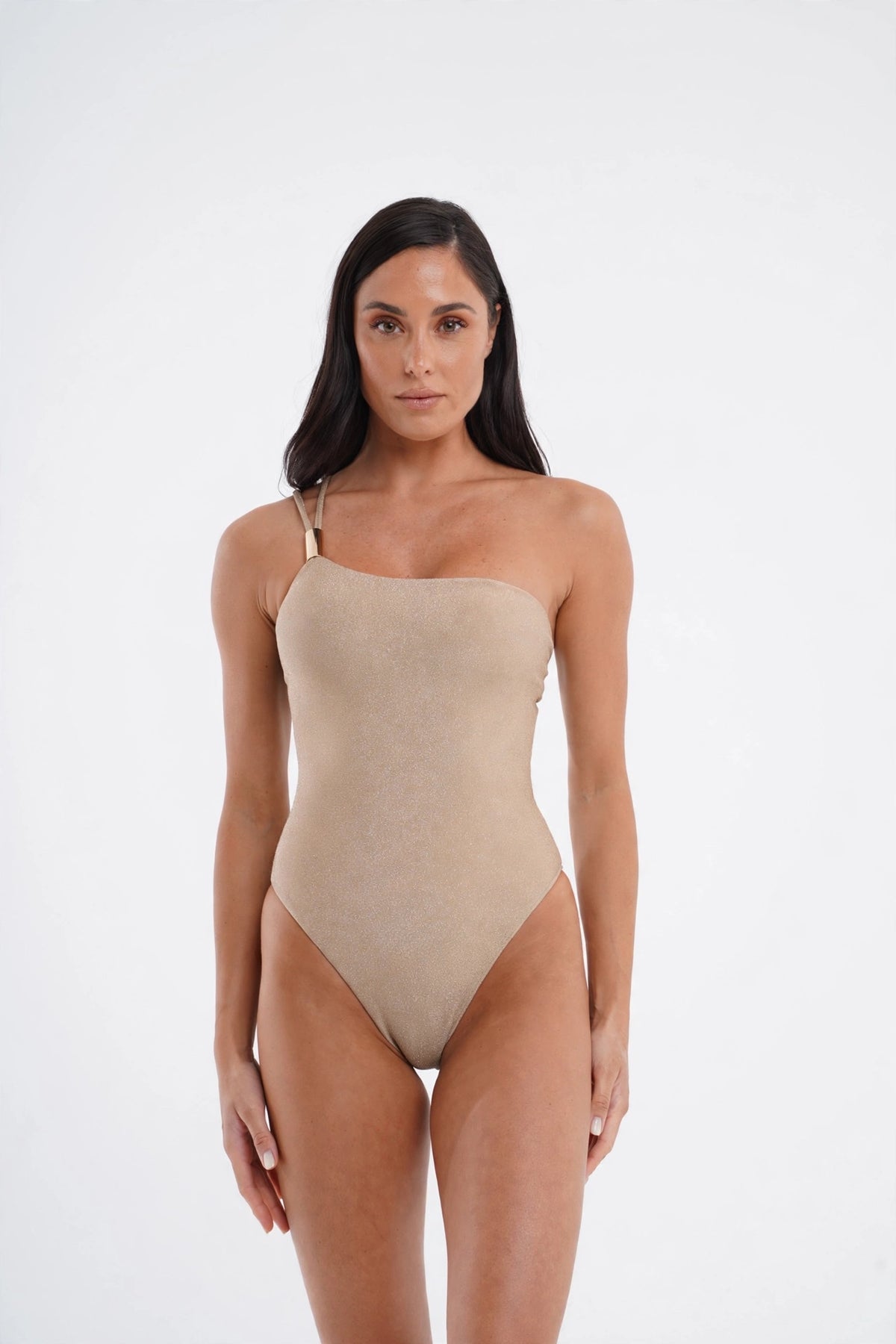 Soledad Lurex One-Piece Swimsuit