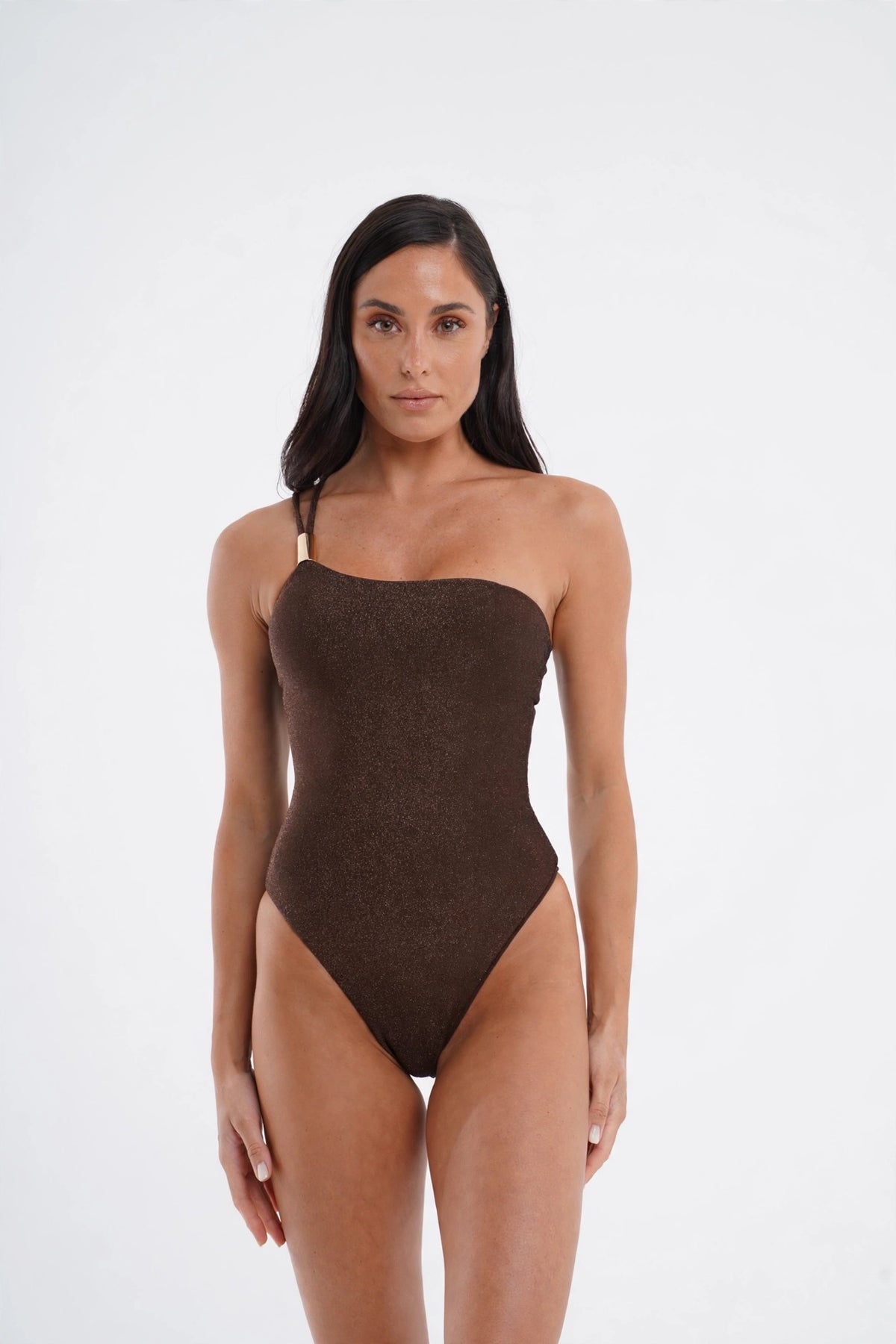 Soledad Lurex One-Piece Swimsuit