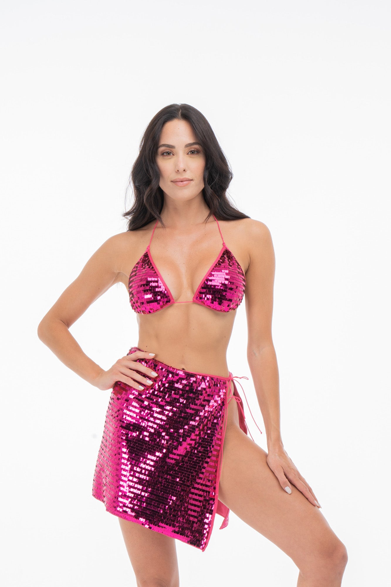 April sequin skirt