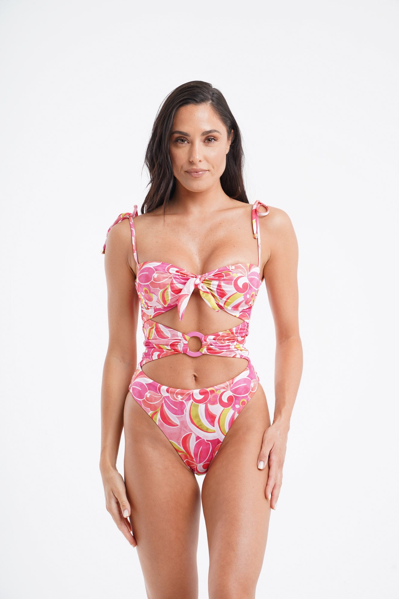 Nerea Patterned One-Piece Swimsuit