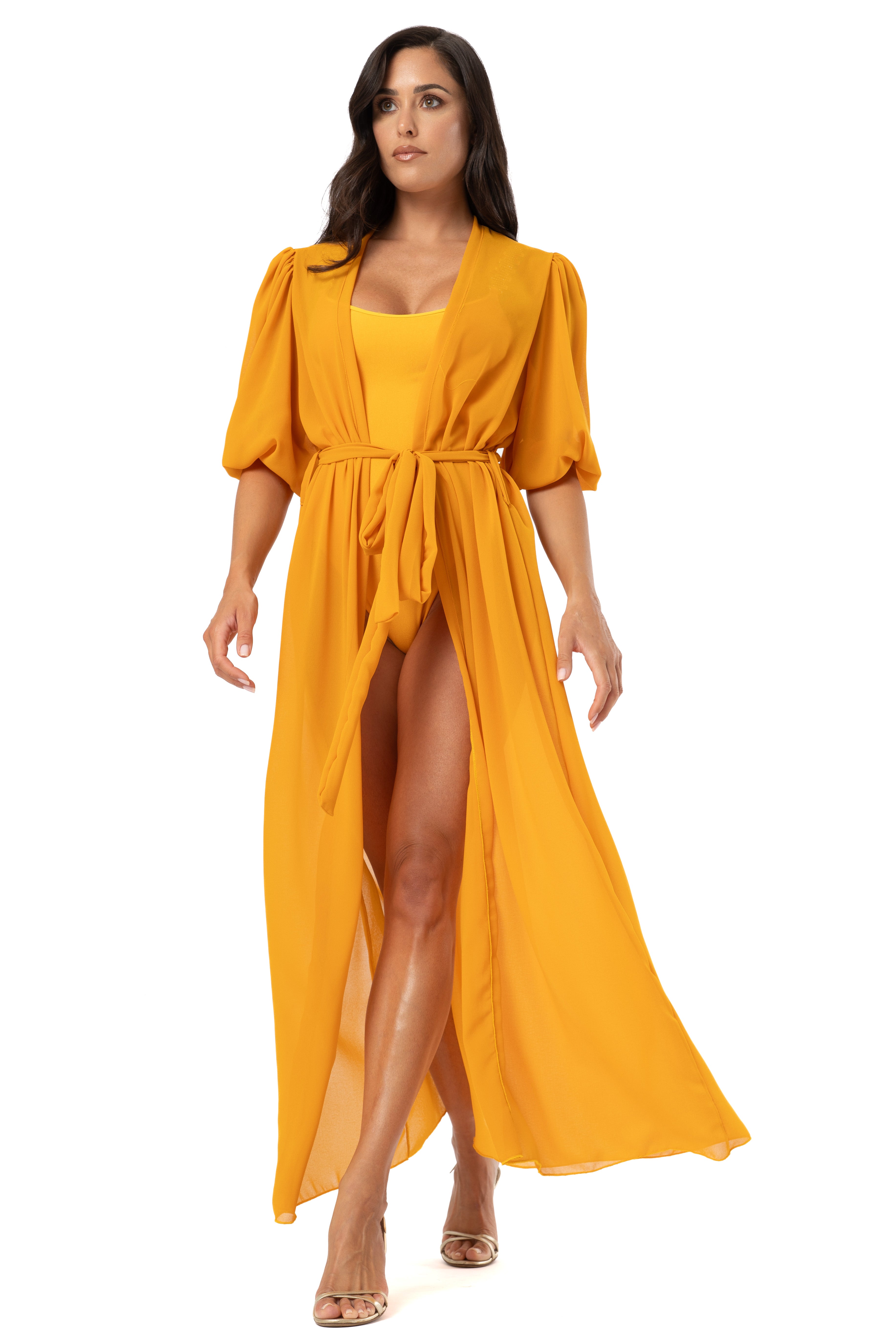 Copricostume Beyan chiffon lungo