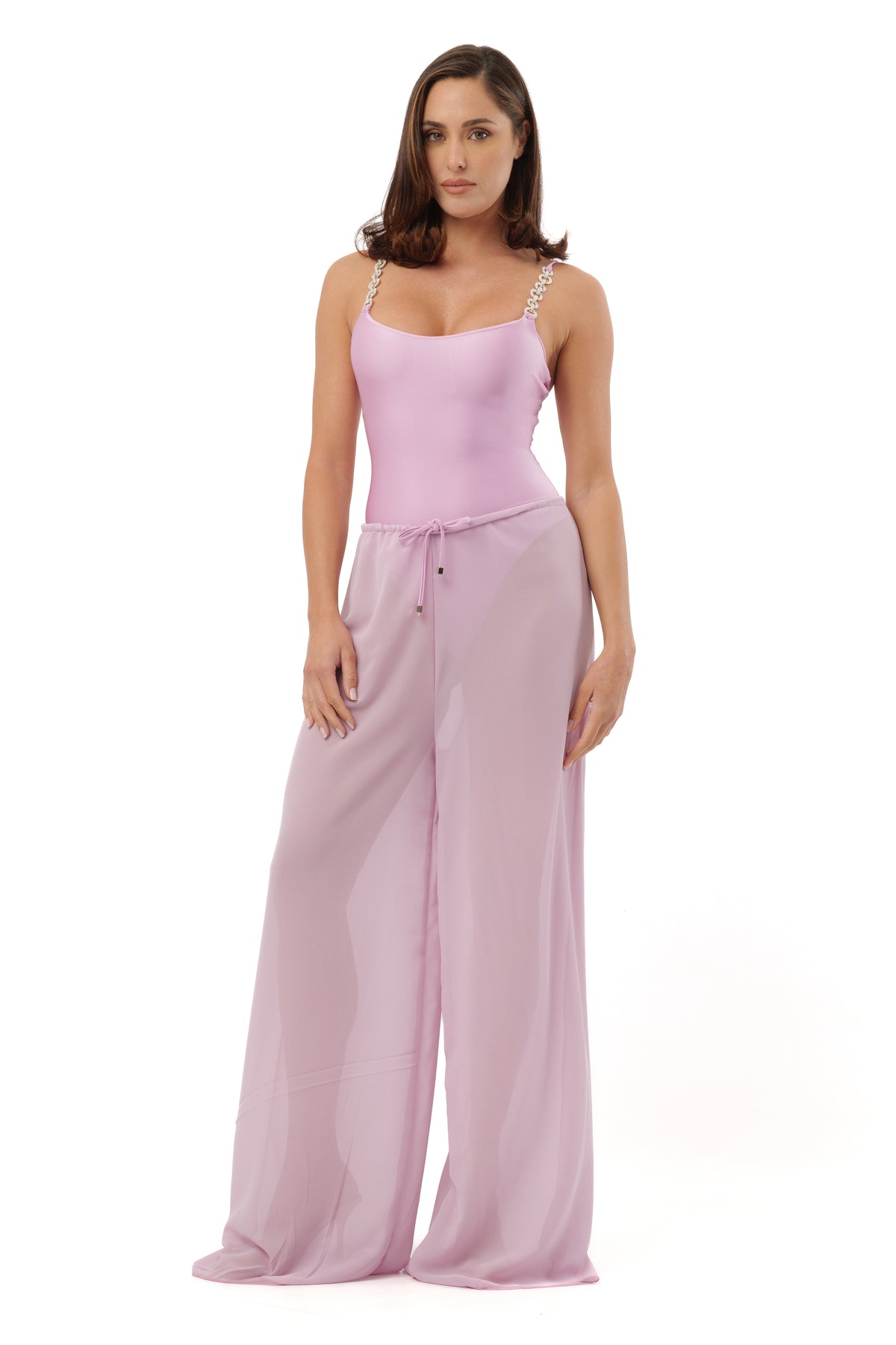 Pantalone Oceane tinta unita