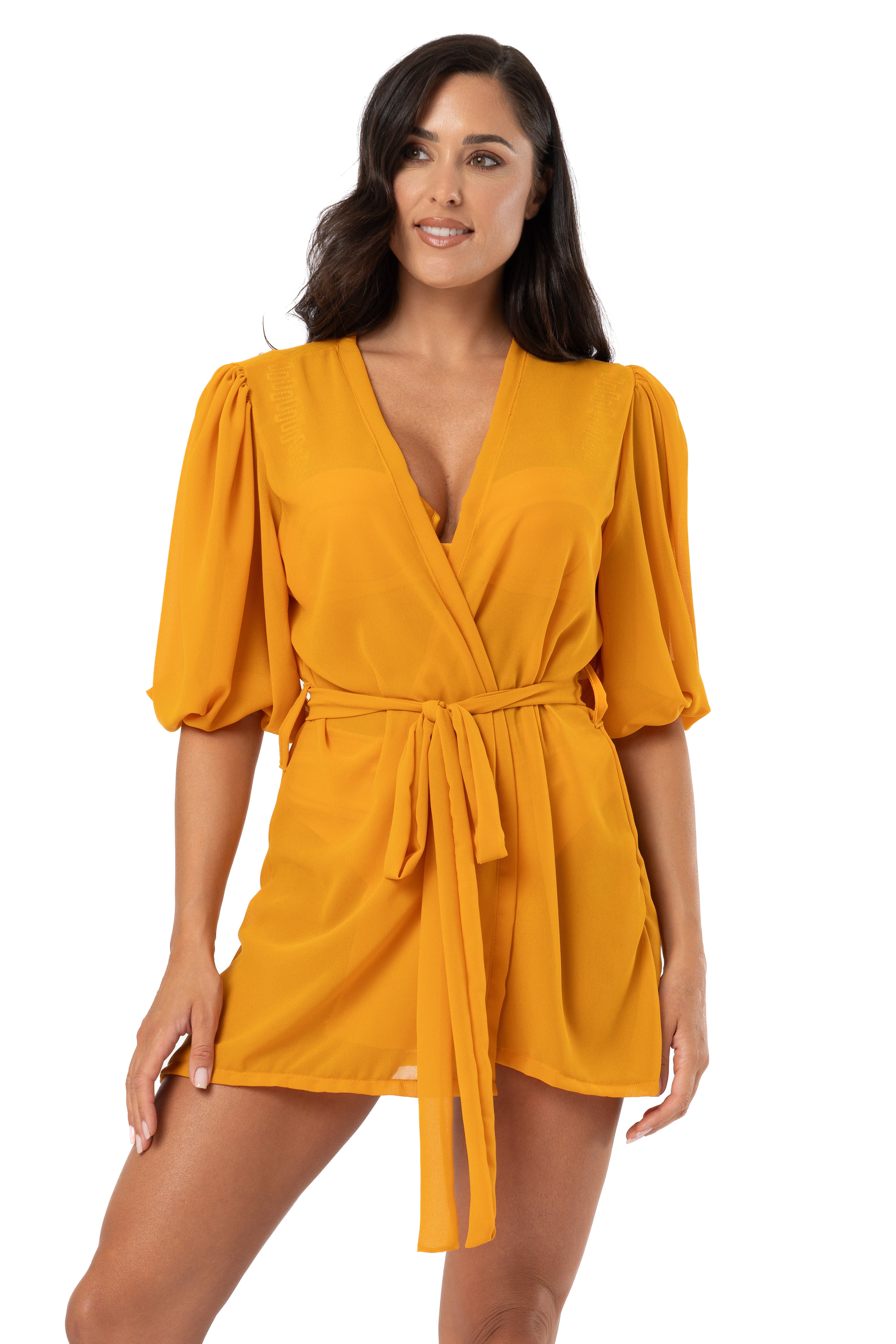 Beyan short chiffon cover-up