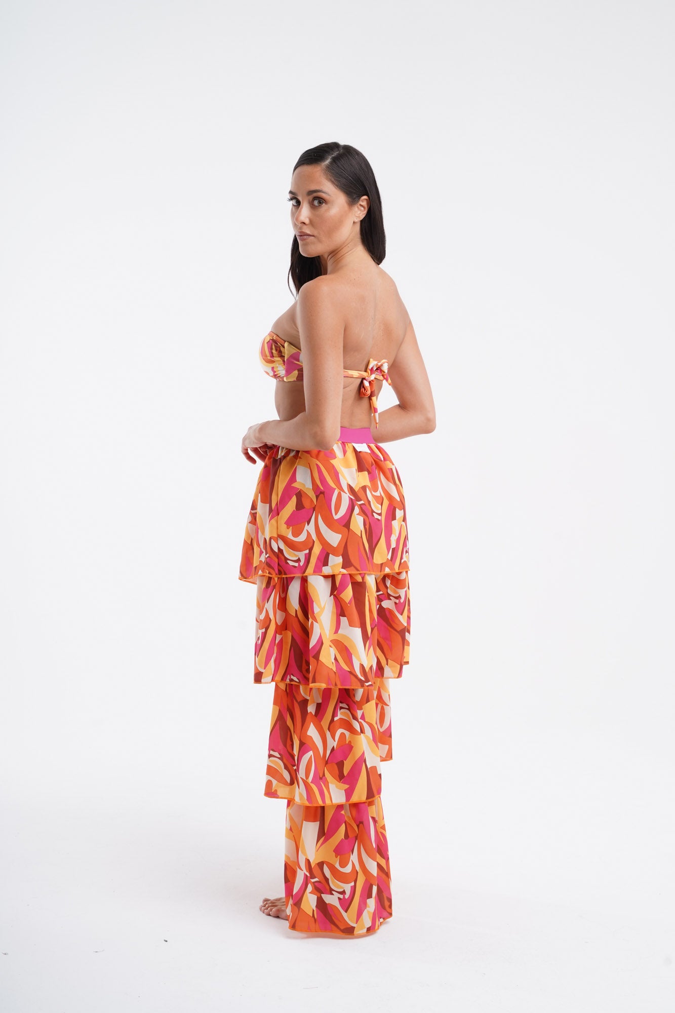 Dorita patterned cover-up