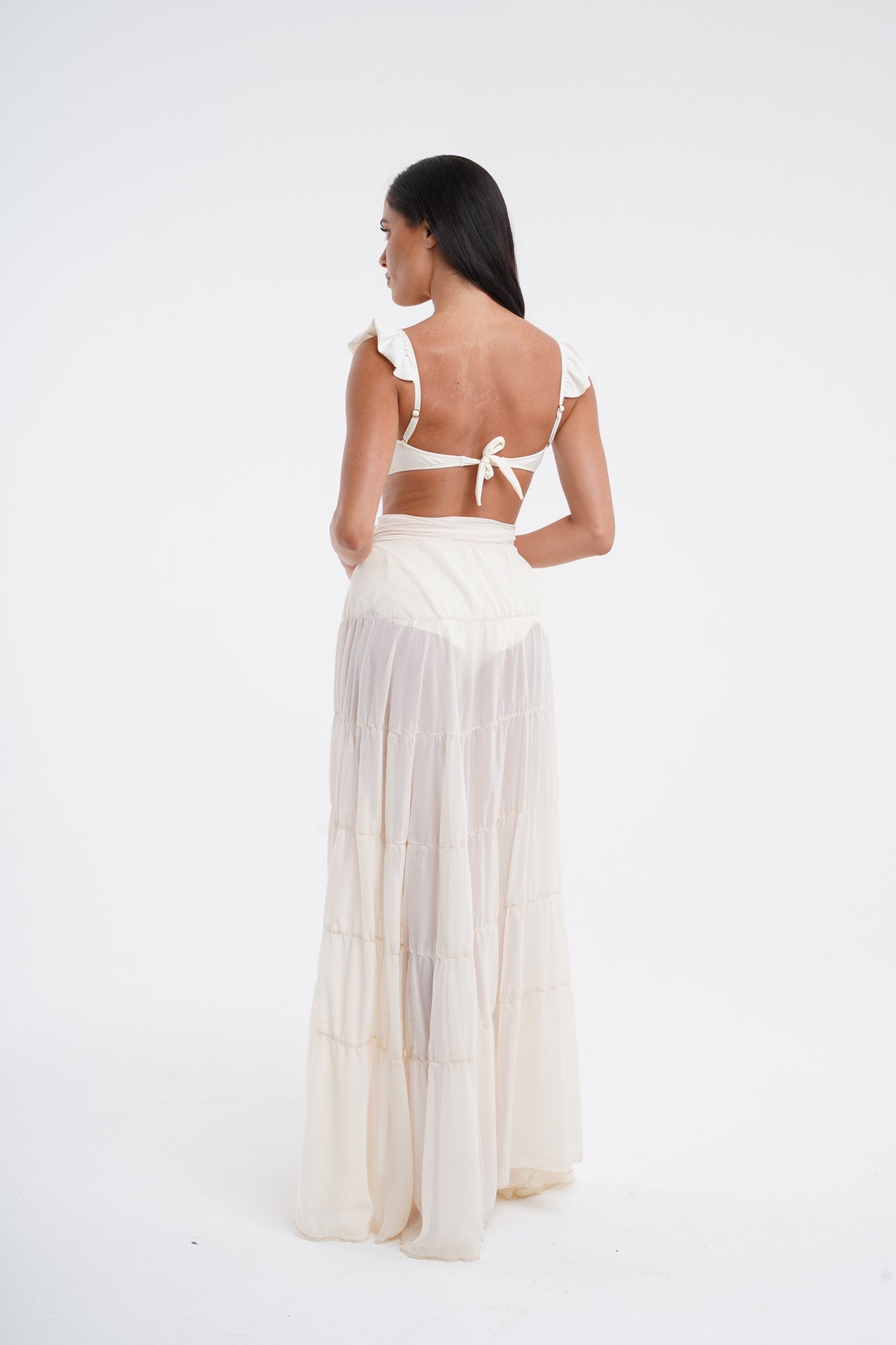 Yesenia chiffon cover-up