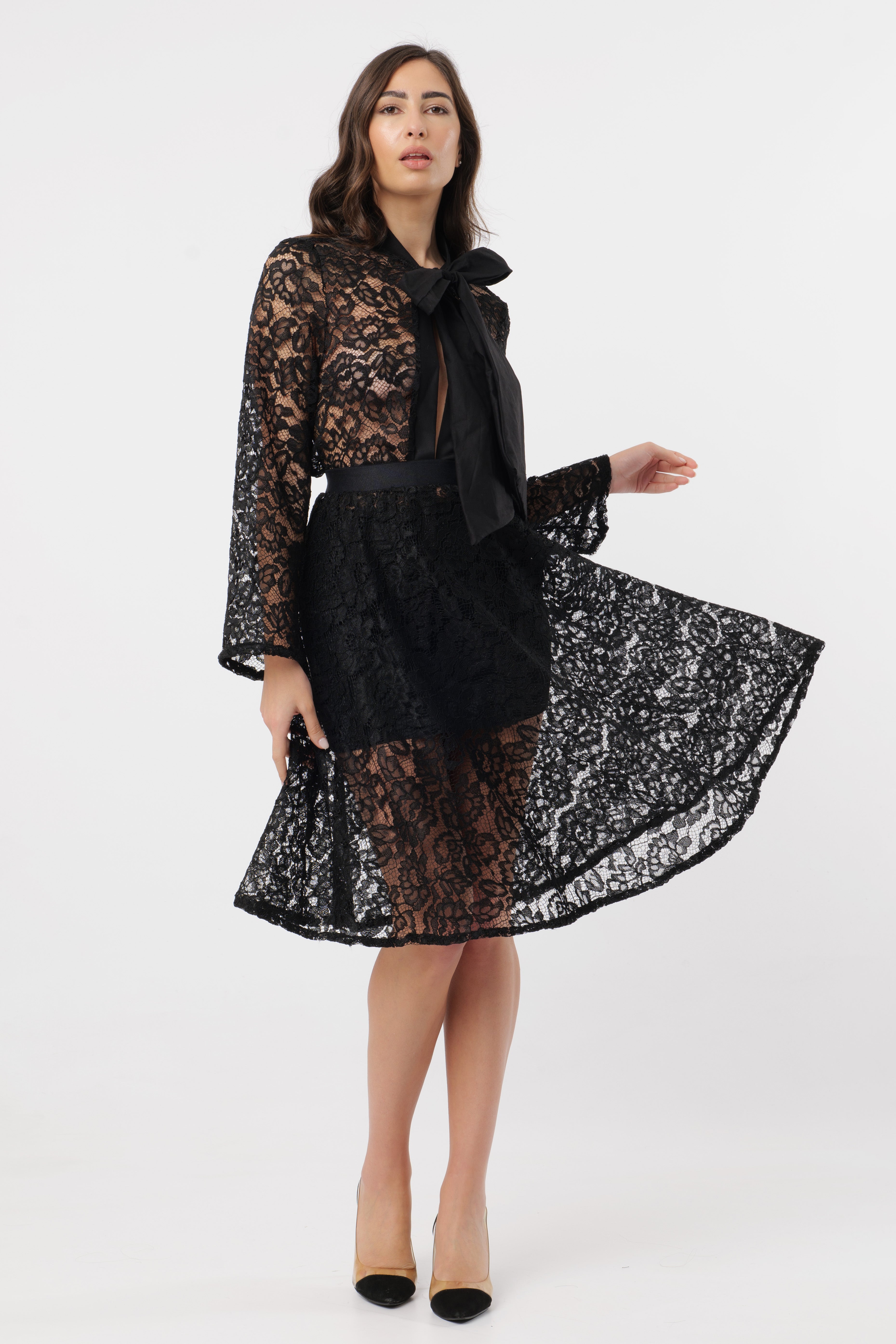 Cord-set Camicia e Gonna Myrna Pizzo Rebrodè