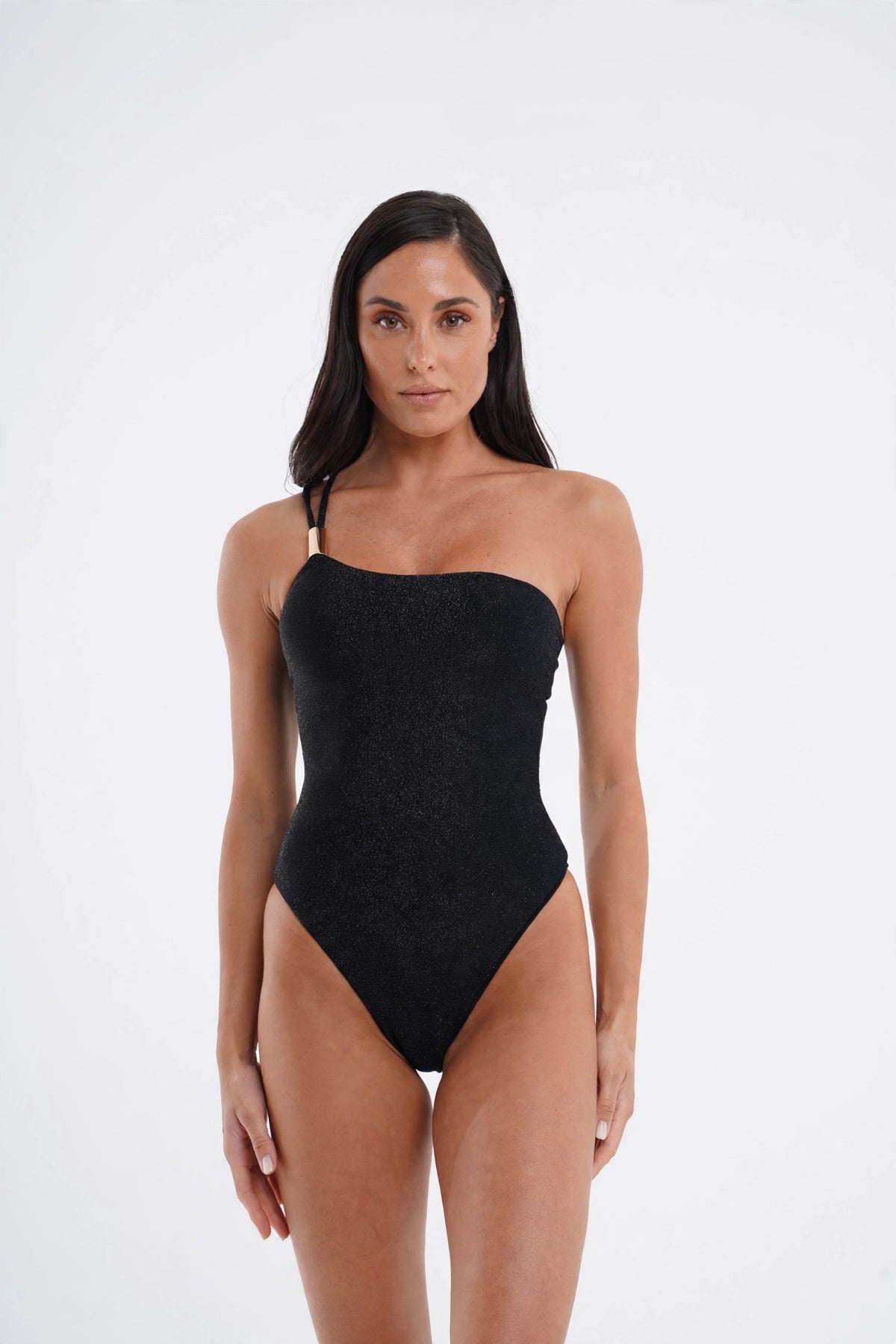 Soledad Lurex One-Piece Swimsuit
