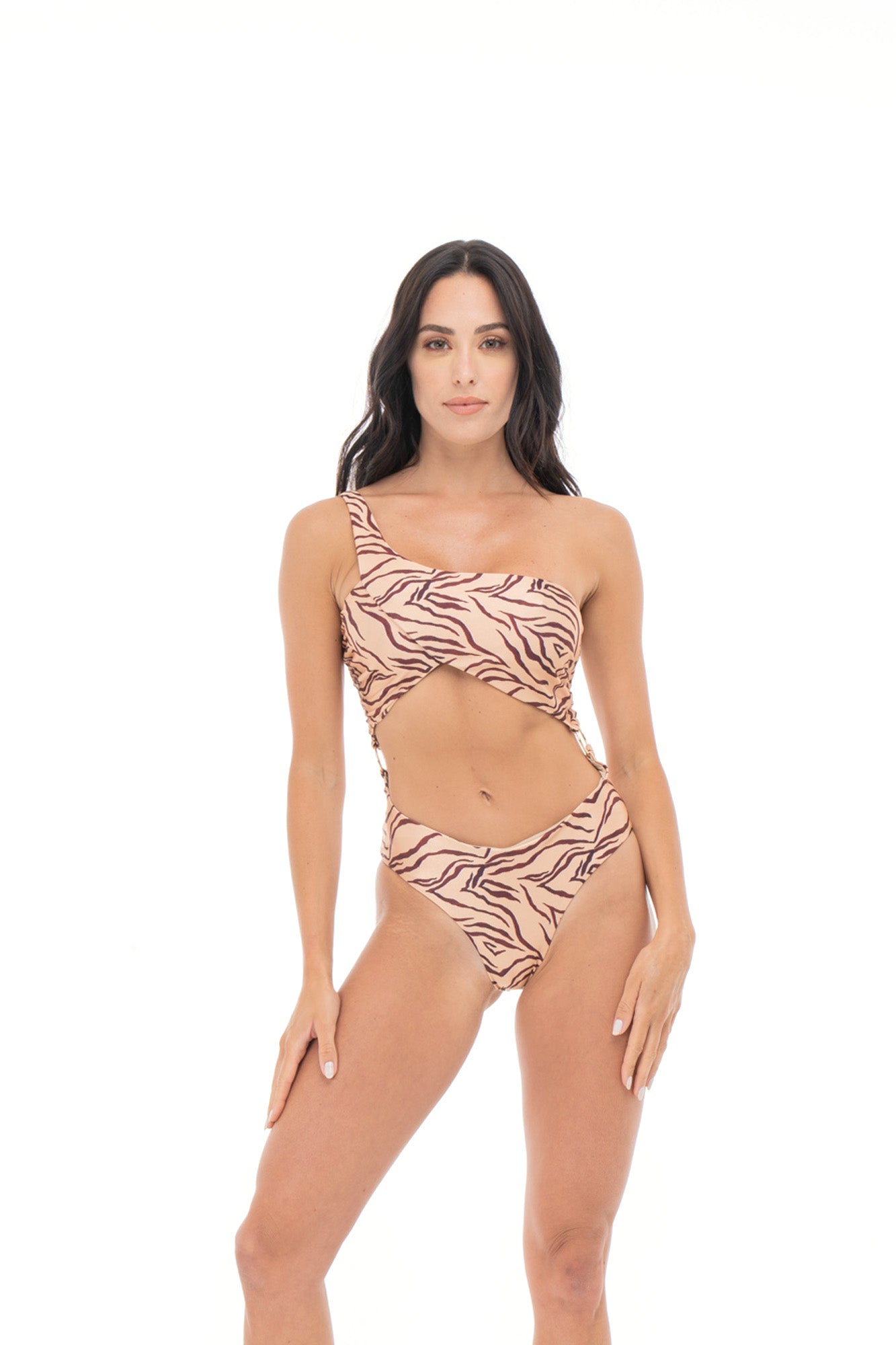 Inaia animal print one-piece swimsuit