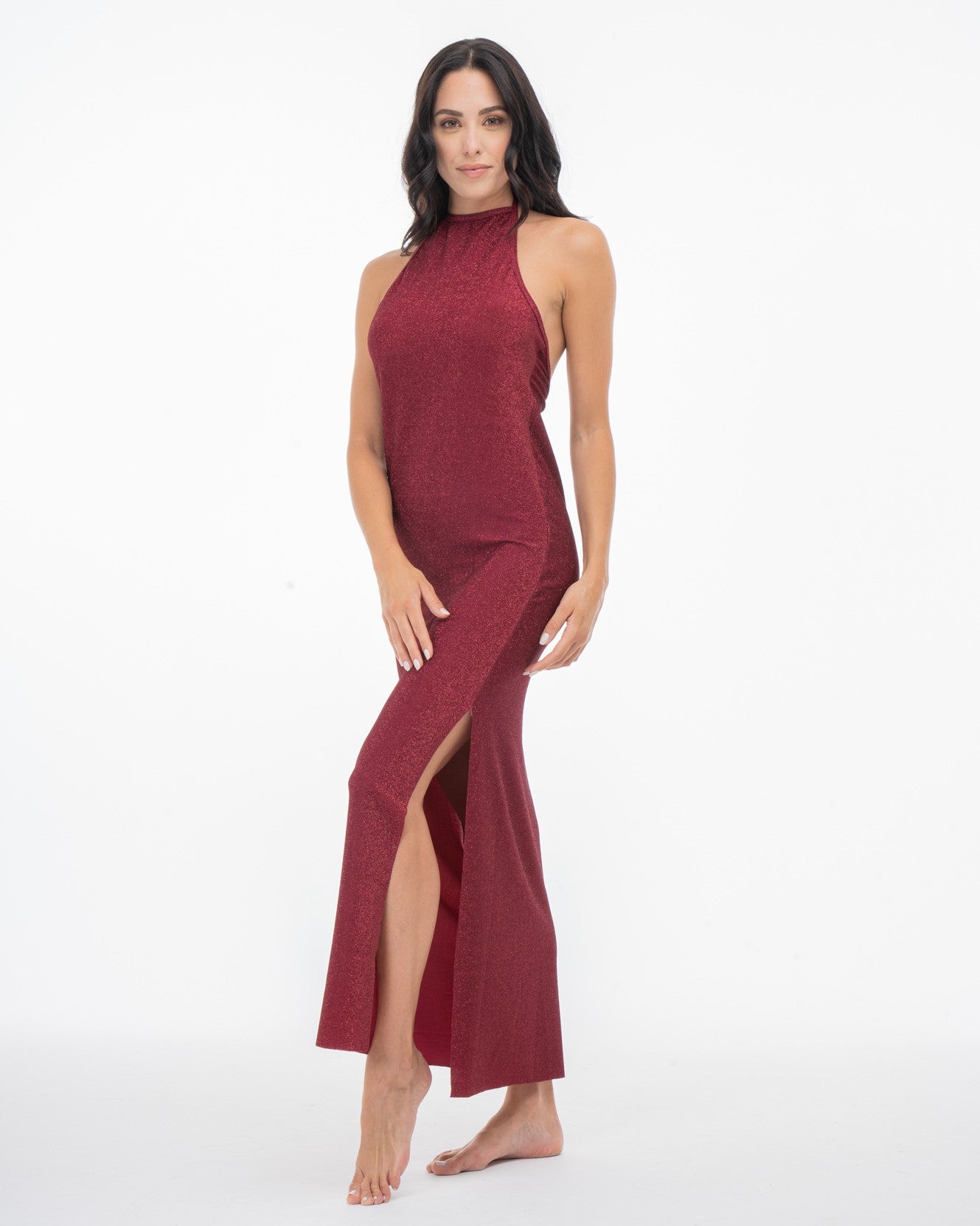 DORY LUREX LONG COVER-UP