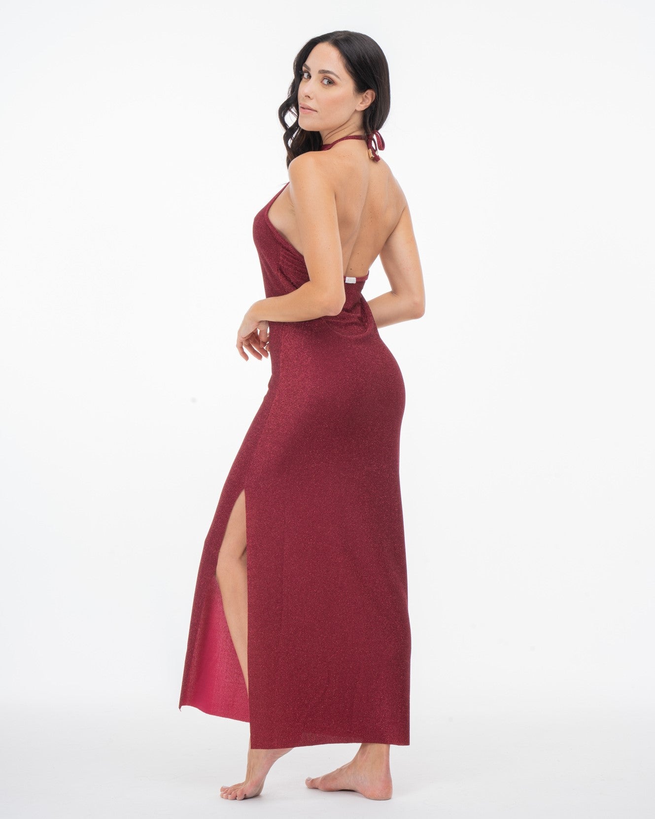 DORY LUREX LONG COVER-UP
