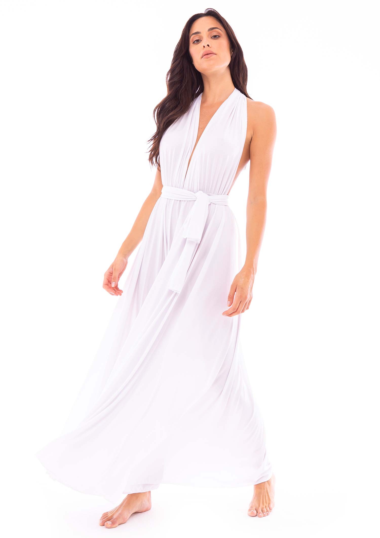 Long kimono beach cover-up